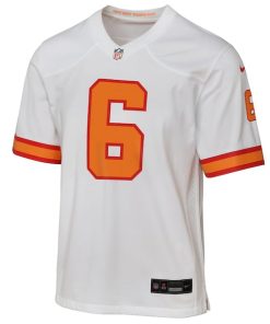 Alternative view of Baker Mayfield '76 Tampa Bay Buccaneers Youth  Game Jersey - White