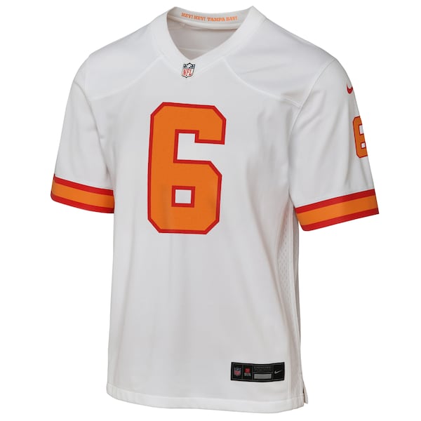 Baker Mayfield '76 Tampa Bay Buccaneers Youth Game Jersey - White - Image 2
