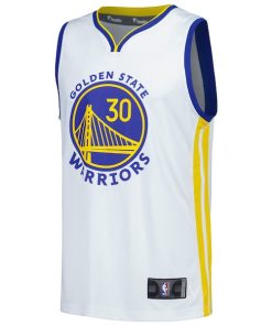 Alternative view of Stephen Curry Golden State Warriors  Fast Break Replica Player Jersey - Association Edition - White