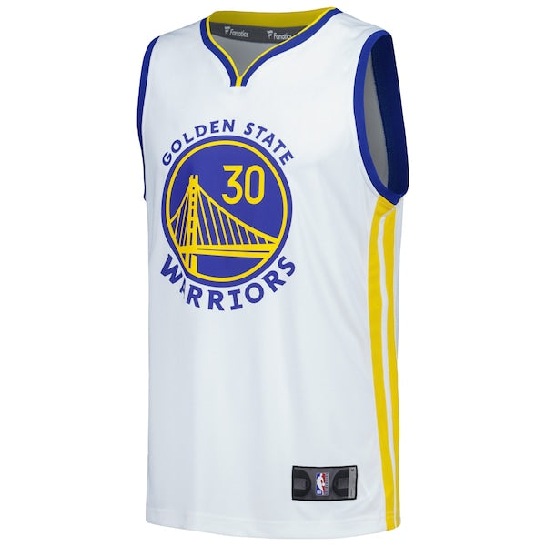 Stephen Curry Golden State Warriors Fast Break Replica Player Jersey - Association Edition - White - Image 2
