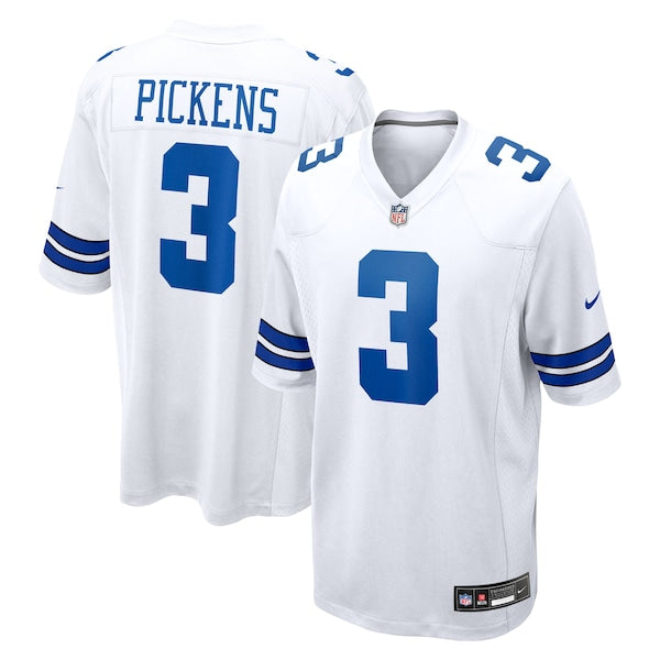 George Pickens Dallas Cowboys Nike Game Jersey - White/Navy - Image 5