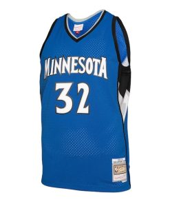 Alternative view of Karl-Anthony Towns Minnesota Timberwolves 2015/16 Swingman Jersey - Blue