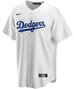 Alternative view of Los Angeles Dodgers Nike Youth Home Replica Team Jersey - White