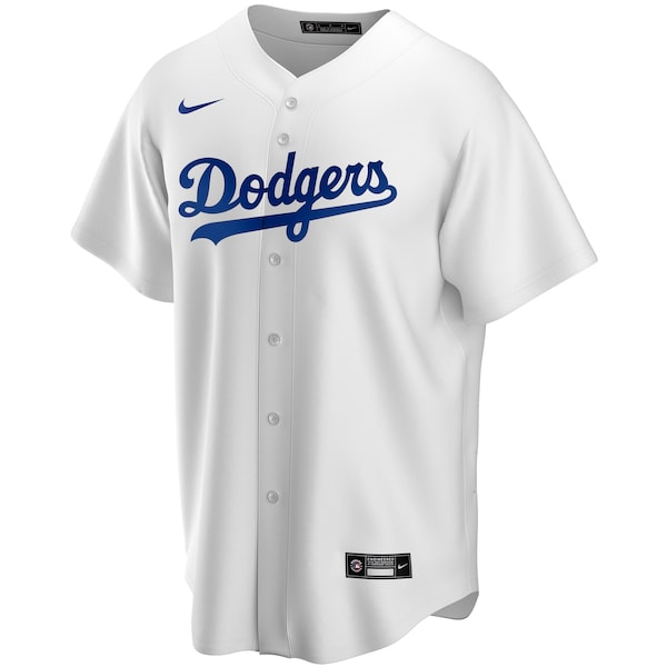 Los Angeles Dodgers Nike Youth Home Replica Team Jersey - White - Image 2