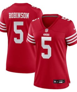 Alternative view of Demarcus Robinson San Francisco 49ers Nike Women's Team Game Jersey -  Scarlet