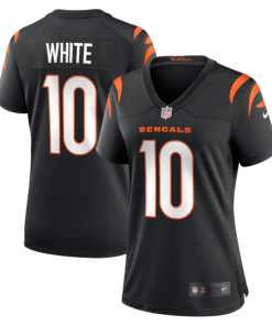 Mike White Cincinnati Bengals Nike Women's Team Game Jersey -  Black