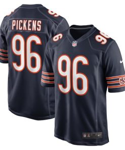 Zacch Pickens Chicago Bears Nike Team Game Jersey - Navy