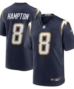 Omarion Hampton Los Angeles Chargers Nike Alternate Super Chargers Game Player Jersey - Navy/Powder Blue/Gold