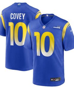 Britain Covey Los Angeles Rams Nike Team Game Jersey -  Royal
