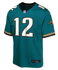Alternative view of Travis Hunter Jacksonville Jaguars Nike Youth Alternate Game Jersey - Teal