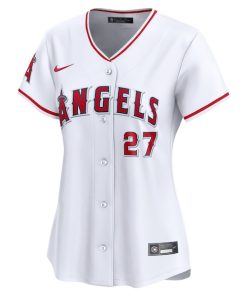 Alternative view of Vladimir Guerrero Los Angeles Angels Nike Women's  Home Limited Player Jersey - White