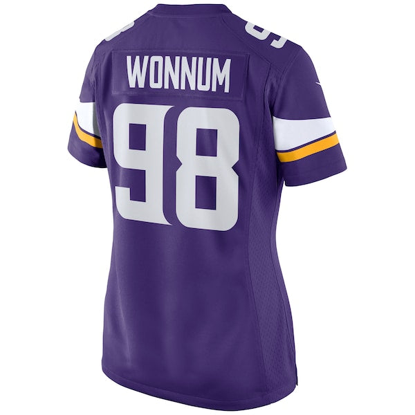 D.J. Wonnum Minnesota Vikings Nike Women's Team Game Jersey - Purple - Image 3