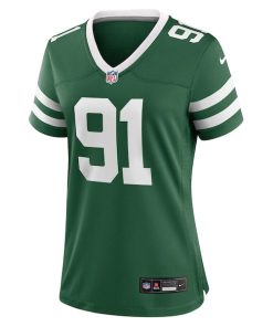 Alternative view of Jowon Briggs New York Jets Nike Women's Team Game Jersey - Legacy Green