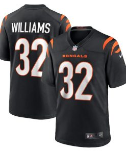 Trayveon Williams Cincinnati Bengals Nike Game Jersey - Black