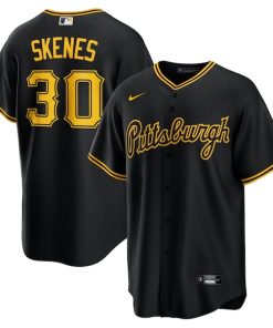 Paul Skenes Pittsburgh Pirates Nike Alternate 2 Replica Jersey - Black