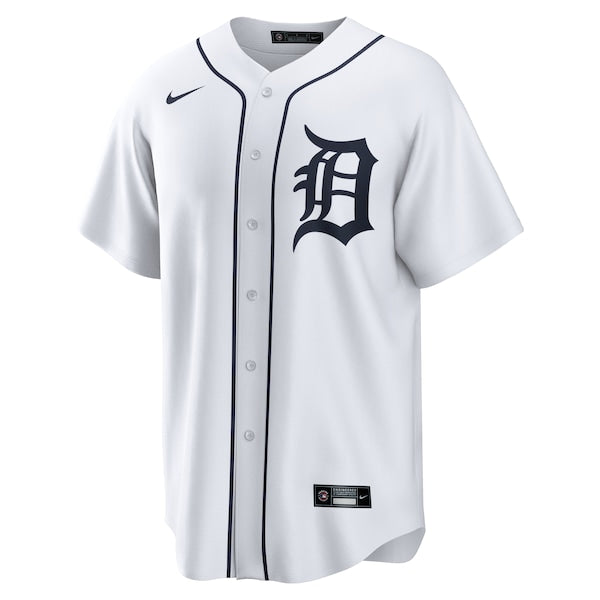 Jace Jung Detroit Tigers Nike Home Replica Jersey - White - Image 2