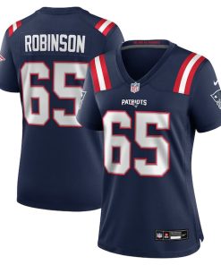 Tyrese Robinson New England Patriots Nike Women's  Game Jersey -  Navy