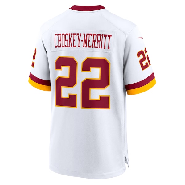 Jacory Croskey-Merritt Washington Commanders Nike Game Super Bowl Era Jersey - White - Image 4