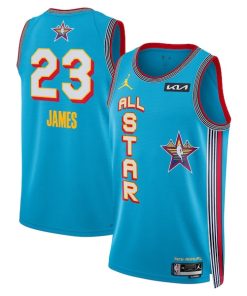 LeBron James Jordan Brand Unisex 2025 NBA All-Star Game Swingman Player Jersey - Light Blue