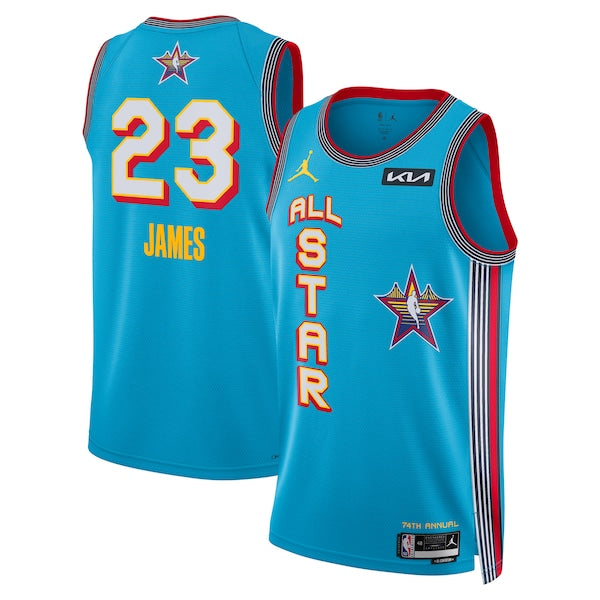 LeBron James Jordan Brand Unisex 2025 NBA All-Star Game Swingman Player Jersey - Light Blue