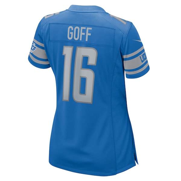 Jared Goff Detroit Lions Nike Women's Game Jersey - Blue - Image 3