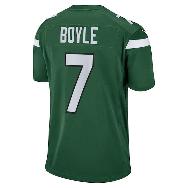 Tim Boyle New York Jets Nike Game Jersey - Gotham Green - Image 3