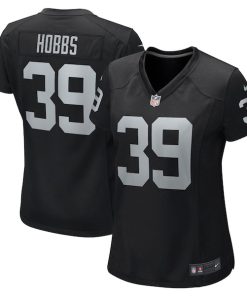 Nate Hobbs Las Vegas Raiders Nike Women's Game Jersey - Black