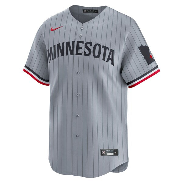 Minnesota Twins Nike Road Limited Jersey?ยจC Gray - Image 2