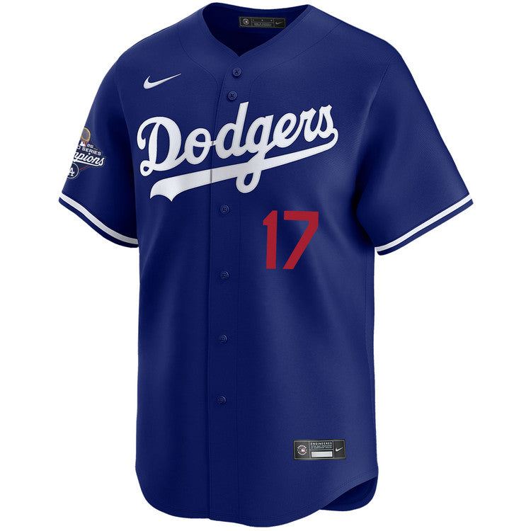 Shohei Ohtani Los Angeles Dodgers Nike 2025 World Series Champions Limited Jersey - Royal - Image 3