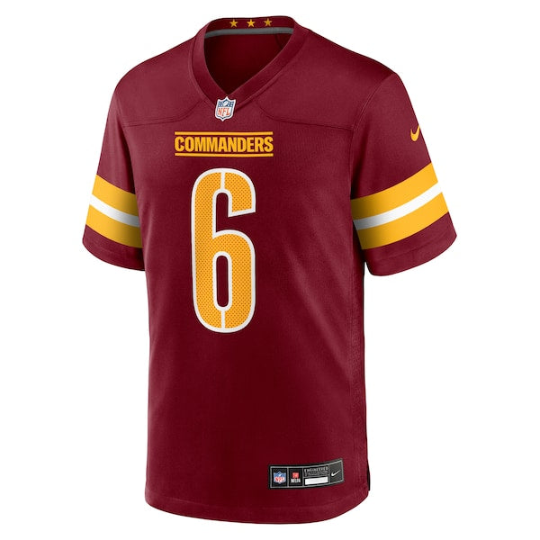 Noah Igbinoghene Washington Commanders Nike Team Game Jersey - Burgundy - Image 2