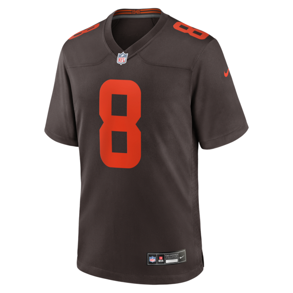 Dillon Gabriel Cleveland Browns Nike Alpha Dawg Game Jersey - Brown - Image 2