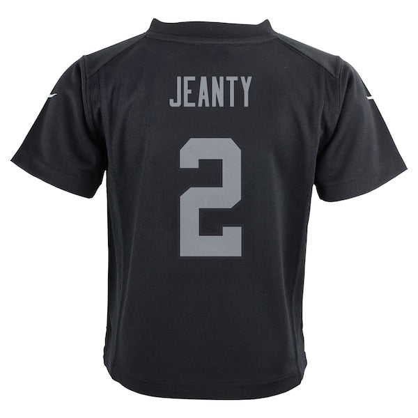 Ashton Jeanty Las Vegas Raiders Nike Toddler Team Game Jersey - Black - Image 3