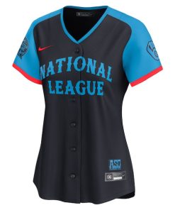 Alternative view of William Contreras National League Nike Women's 2024 MLB All-Star Game Limited Player Jersey - Navy
