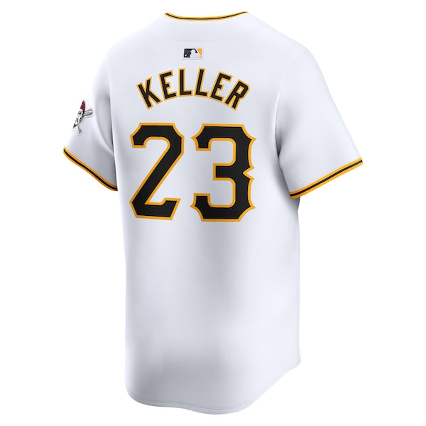 Mitch Keller Pittsburgh Pirates Nike Home Limited Player Jersey?ยจC White - Image 3