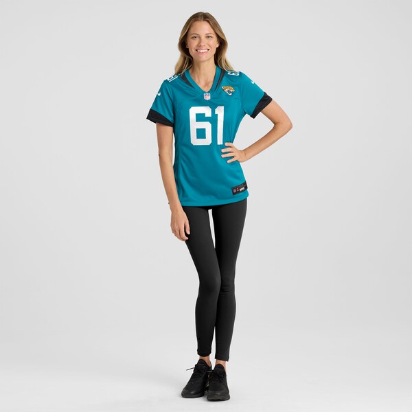 Jerome Carvin Jacksonville Jaguars Nike Women's Game Jersey - Teal - Image 5