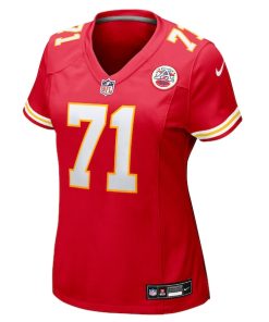 Alternative view of Josh Simmons Kansas City Chiefs Nike Women's Team Game Jersey -  Red