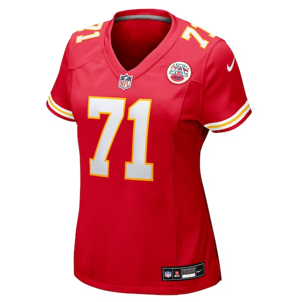 Josh Simmons Kansas City Chiefs Nike Women's Team Game Jersey - Red - Image 2