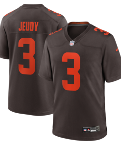 Jerry Jeudy Cleveland Browns Nike Alpha Dawg Game Jersey - Brown