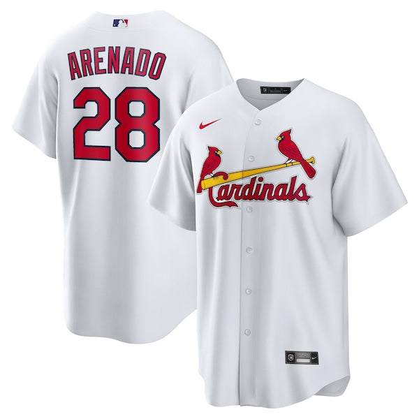 Nolan Arenado St. Louis Cardinals Nike 2024 Home Replica Jersey - White - Image 2