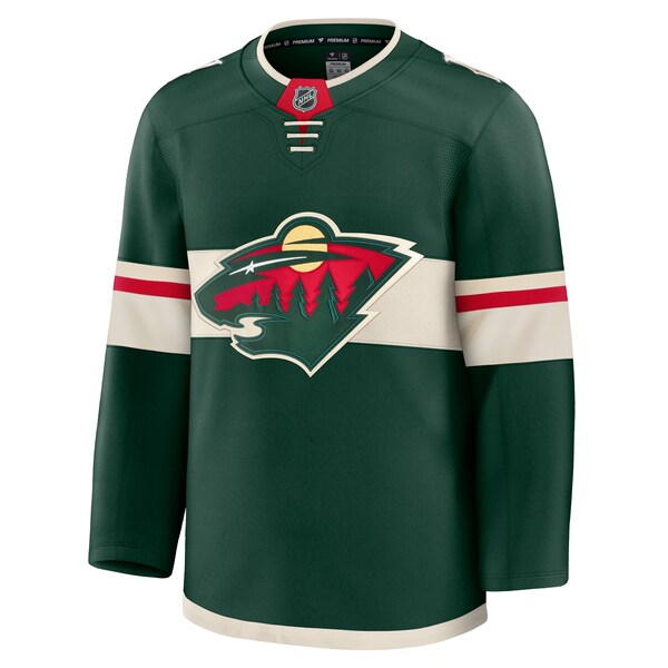 Minnesota Wild Home Premium Jersey - Green/White - Image 9
