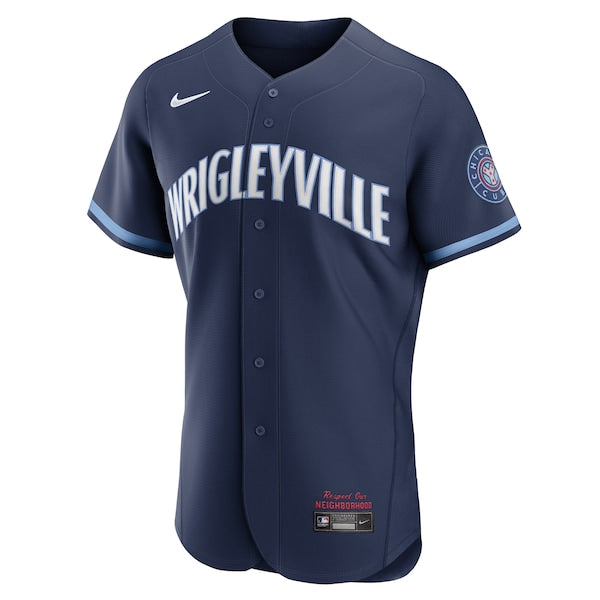 Chicago Cubs Nike City Connect Authentic Jersey - Navy - Image 2
