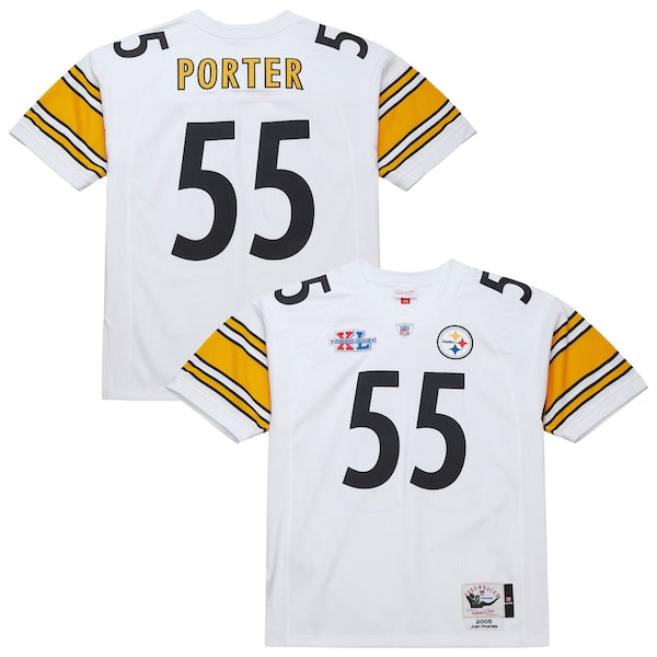Joey Porter Pittsburgh Steelers 2005 Authentic Throwback Retired Player Jersey - White