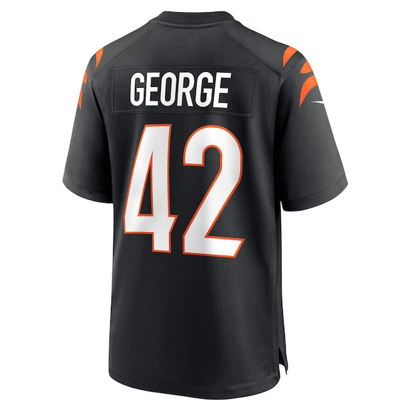 Allan George Cincinnati Bengals Nike Game Player Jersey - Black - Image 4