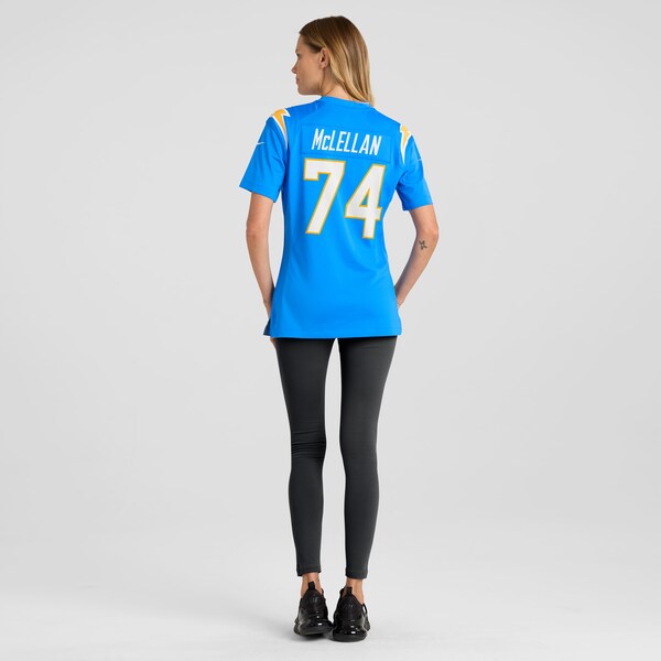 Tyler McLellan Los Angeles Chargers Nike Women's Game Jersey - Powder Blue - Image 5