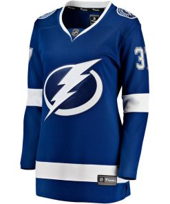 Alternative view of Yanni Gourde Tampa Bay Lightning  Women's Home Breakaway Player Jersey - Blue