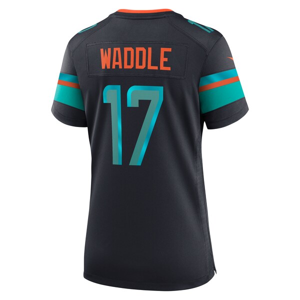 Jaylen Waddle Miami Dolphins Nike Women's 2025 Rivalries Collection Game Jersey - Pitch Blue - Image 3