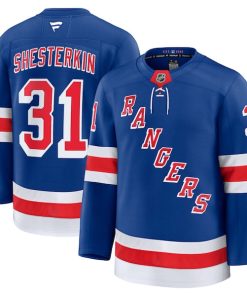 Igor Shesterkin New York Rangers  Home Premium Jersey - Blue/Navy