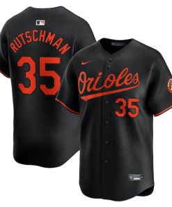Adley Rutschman Baltimore Orioles Nike Alternate Limited Player Jersey?¨C Black