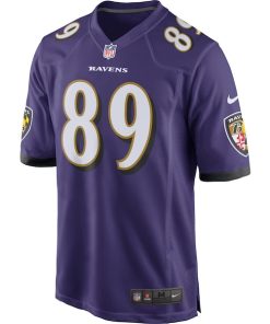 Alternative view of Mark Andrews Baltimore Ravens Nike Game Jersey - Purple