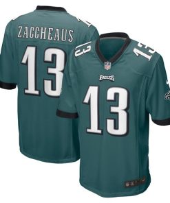 Olamide Zaccheaus Philadelphia Eagles Nike Men's Game Jersey - Midnight Green